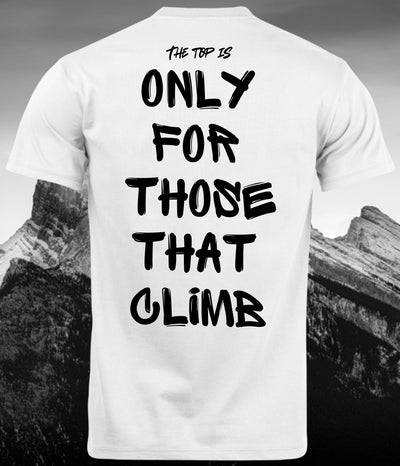 The top is only for the ones that climb - Short sleeved T